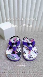 COMICKIDS Sandal Jepit Anak Perempuan Sendal Bayi Balita Kids Slippers Girls Flip Flop Warna Ungu Kuromi