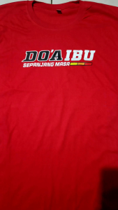T-SHIRT KAOS DOA IBU SEPANJANG MASA