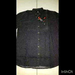 Kemeja Motif Lengan Pendek Pria
