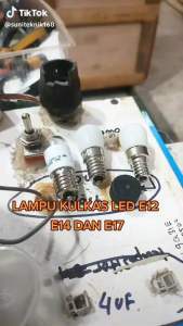 Myvo Bolam Kulkas Led E14 Kuning & E14 Putih Myvo MJ Elektric