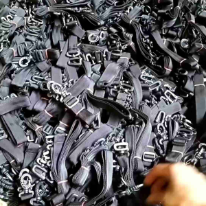 Tali tas handbag/selempang tali webbing panjang 120cm lebar 25cm warna hitam