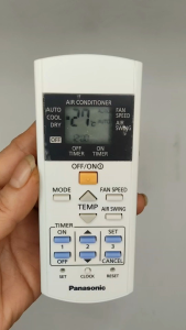 REMOTE AC PANASONIC A75C3623 SECOND