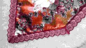 Taplak meja tamu anti air mewah 3D