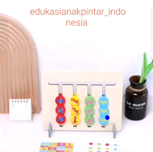 Mainan edukasi anak / LOGIC GAME / DINOSAUR LOGIC GAME / FOUR COLOR LOGIC GAME / LOGIC OF THINKING / Maze Labirin / Papan alur