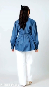 Kemeja Polos Wanita Dewasa Katun Toyobo Viral Belanja Baju.Id Terbaru Lengan Panjang Premium