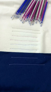 (1 โหล แถมด้ามเปล่า1อัน) ส่งจากไทย ปากกาเขียนผ้า ลบออกด้วยความร้อน ปากกาลบได้