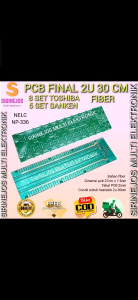 PCB FINAL 2U 30CM 10 SET BAHAN FIBER NP336