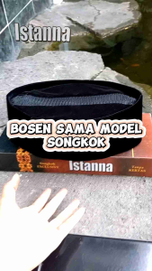 Songkok Peci Hitam Polos Dewasa Pria Model AC Panjang Premium Tanpa Kertas Beludru Eagle