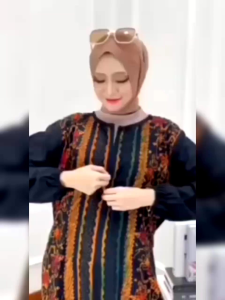 Gamis terbaru jumbo ld 120cm multicolour motif batik cap terbaru 2024 resleting depan rayon tebal gamis batik premium