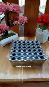 Asbak Lubang 36 Silver Polished: Asbak Unik & Hotel Harga Satuan