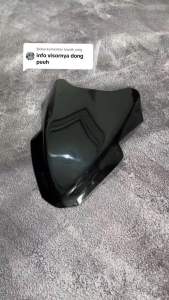 Iconblue88 Cover Visor Vario 160 Model Tanduk 2 Bahan Full Plastik Acrylic Aksesoris Variasi Windshield Motor Vario