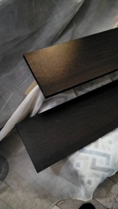 WENGE FINISH LAMINATED PLYWOOD SHELVES 600mmX20mmX18mm