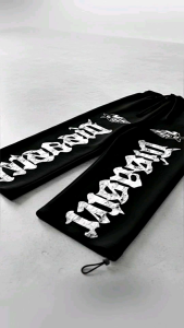 SMUSHKIDS Celana Baggy Skena Anak Sweat Pants Usia 7-12 Tahun Fleece Hitam VOL035