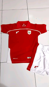 Stelan Kaos Bola Timnas Indon3s1a Anak Logo Timbul