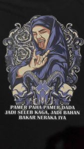 PROMO KAOS ATASAN PAMER PAHA PAMER DADA JADI SELEB KAGA JADI BAHAN BAKAR NERAKA IYA BENDERA DB/KAOS BERGAMBAR/KAOS MURAH/KAOS LENGAN PENDEK/KAOS VIRAL/KAOS OBLONG