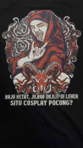 PROMO KAOS ATASAN BAJU KETAT JILBAB DILILIT KE LEHER SITU COSTPLAY POCONG BENDERA DB/KAOS BERGAMBAR/KAOS MURAH/KAOS LENGAN PENDEK/KAOS VIRAL/KAOS OBLONG