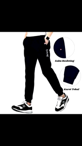 CELANA JOGGER POLOS DEWASA PRIA WANITA OLAHRAGA GIM TRAINING JOGGER