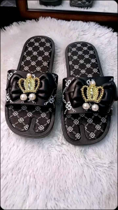 Abee Se-098 Size 36-41 Sendal cantik mutiara GC korean style Sandal Jelly Wanita