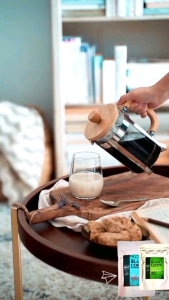 (Combo 2 túi) Cà phê hòa tan nguyên chất Inspired Coffee cà phê sấy lạnh và bột cà phê hòa tan nguyên chất không đường