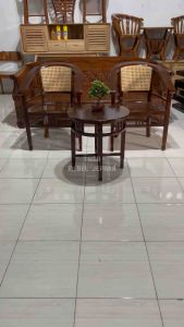 Kursi Teras Klasi Betawi Kayu Jati Mix Rotan Produk Mebel Jepara