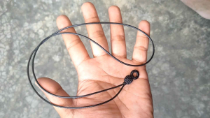 สร้อยเชือกนิ่มเกาหลี ถักปมถักห่วงเชือกเทียนสวยงามแข็งแรงทนทาน สวมใส่เบาสบายไม่อมเกงื่อไม่เหม็น