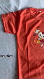 KAOS OBLONG ANAK PEREMPUAN MOTIF USIA 2-10THN ATASAN ANAK PEREMPUAN LENGAN PENDEK