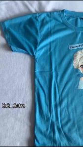 Kaos Oblong Anak Cewek Princes Elsa & Atasan Anak Perempuan Motif Elsa