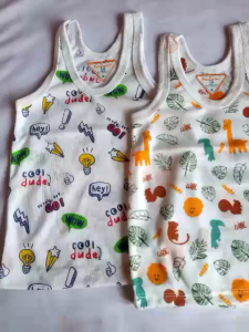 3 Pcs Kaos singlet bayi anak laki-laki perempuan motif fullprint