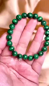 [MY🇲🇾 Ready Stock] 💚🦚 8mm  孔雀石手串｜心轮疗愈 • 情绪平衡 • 化解负能量 💚🦚 Malachite Bracelet