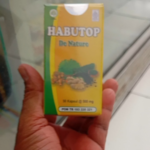 HABUTOP 50 KAPSUL KAPSUL HABUTOP DE NATURE ASLI ORIGINAL 50 KAPSUL KAPSUL HERBAL RAMUAN ARAB UNTUK MENGOBATI BERBAGAI GANGGUAN KESEHATAN DAN MENJAGA KESEHATAN ORGAN-ORGAN TUBUH