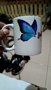 Ceramic Plain White Mug 11oz with Customized design