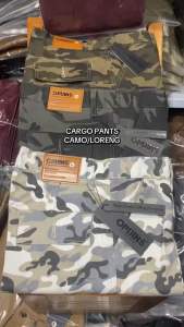 Cargo Pants Celana Panjang Pria PDL Camo Loreng Reguler Standar Gombrong Laki Laki Others