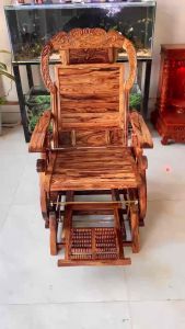 ghế lười đu đưa gỗ Cẩm mẫu thiên nga