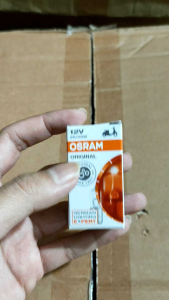 LAMPU BOLHAM BOHLAM DEPAN STANDAR OSRAM ORIGINAL 12VOLT 25/25WAT UNIVERSAL SEMUA MOTOR BEBEK/MATIC/SUPRA BEAT VARIO SATRIA FU VEGA JUPITER Z MX MIO MIO J XEON AEROX BLADE N MAX TINGGAL PASANG