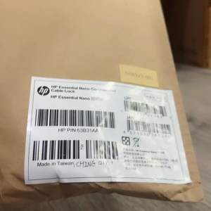 New HP Nano Combination Cable Lock P/N: 63B31AA