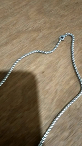 KALUNG TITANIUM PRIA DAN WANITA LIONTIN SAYAP ANTI KARAT -CJR TITANIUM