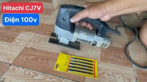 Máy cưa lọng  Hitachi hàng bãi xài điện 100 volt