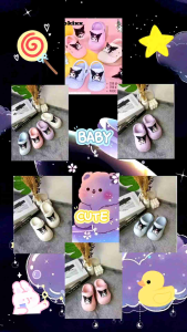 JOKIXX SENDAL ANAK BALITA PEREPUAN LET TALI/ BAIM BAPAU EVA/ MOTIF KUROMI/ 3D TERBARU