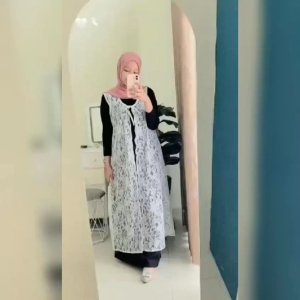 Cardigan Couple Ibu & Anak Brukat Outer Kondangan