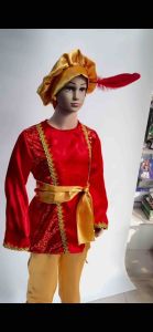 【Ready Stock🇲🇾】 Arabian Prince Costume Kids Boys Middle East Halloween Cosplay Outfit for Children Aladdin Arab - 259