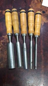 ชุดสิ่วเล็บมือ สิ่วโค้ง สิ่วเเกะสลัก 1/43/83/45/81นิ้ว