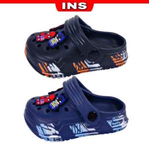 INS 💖 24-35 Kids Boy Fashion Light-weight Waterproof Sandal Slipper Kasut Clog Tutup Depan Budak Lelaki Ringan Selipar
