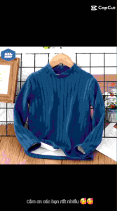 Áo nỉ lót lông cừu bé trai size đại 14kg đến 45kg MamDadKids áo len cao cổ dày ấm cho bé 5 tuổi đến 14 tuổi