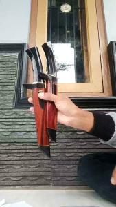 golok fullkayu sonokeling kombinasi tanduk bohler k110
