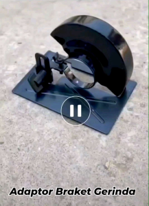 Dudukan Adaptor Braket Gerinda Meja Marble Cutter Mini Potong Granit Keramik + Mata Pisau Granit Diamond Wheel Turbo 4" inch
