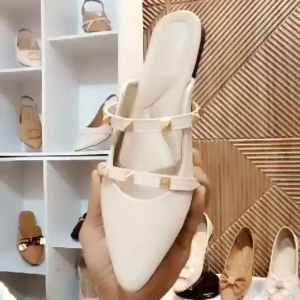 ALIYA LURIDA Flat Mules Wanita Sandal Slop 1cm