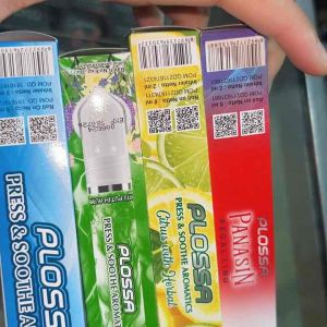 Plossa Press And Sooth Aromatics Roll on Inhaler Minyak Angin Aromatherapy 4in1 10 ml