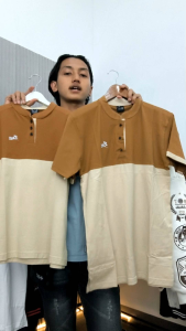 KAOS KURTA COUPLE | KURTA KAOS AYAH DAN ANAK DENIM PUTIH