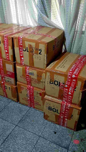 Packing tambahan double wrap bubble packing/keamanan produk saat pengiriman/tambahan kardus packing