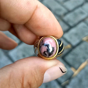 Cincin Batu Ruby Tanzania Natural Stone